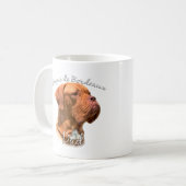 Dogue de Bordeaux Vater 2 Kaffeetasse (Vorderseite Links)