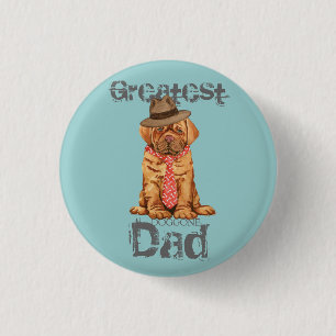 Dogue de Bordeaux Vater Button