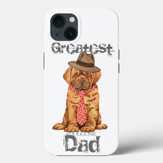 Dogue de Bordeaux Vater Case-Mate iPhone Hülle (Rückseite)