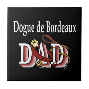 Dogue de Bordeaux Vater Fliese