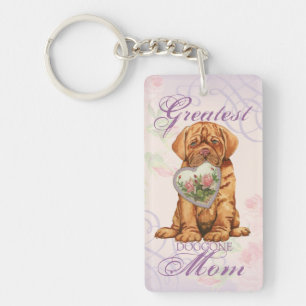 Dogue Herz-Mama Schlüsselanhänger