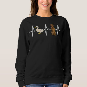 Dogues De Bordeaux Heartbeat Dog Sweatshirt