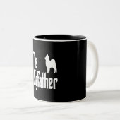 Dogvater Lover-Geschenk Zweifarbige Tasse (VorderseiteRechts)