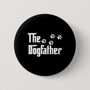Dogvater T Shirt Vater Fathers Day Gift Dog Lover Button