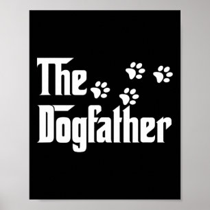Dogvater T Shirt Vater Fathers Day Gift Dog Lover Poster