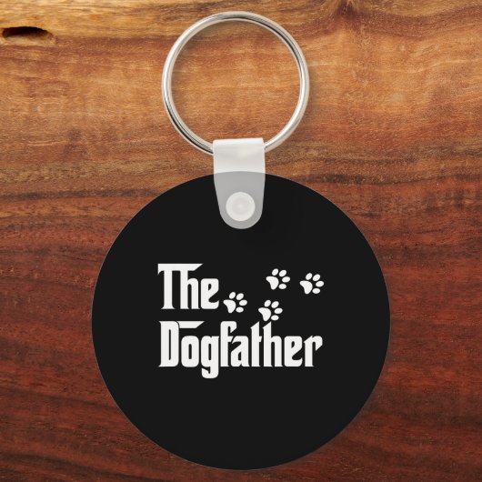 Dogvater T Shirt Vater Fathers Day Gift Dog Lover Schlüsselanhänger (Vorderseite)