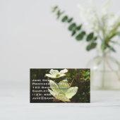 Dogwood and Redwoods in Yosemite National Park Visitenkarte (Stehend Vorderseite)
