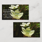 Dogwood and Redwoods in Yosemite National Park Visitenkarte (Vorne/Hinten)