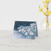 Dogwood-Beileid Karte (Gelbe Blume)