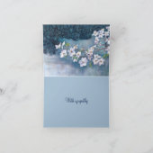 Dogwood-Beileid Karte (Innenseite)