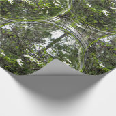 Dogwood-Blasen...... Geschenkpapier (Ecke)