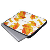 Dogwood-Blätter auf einem Laptop-Sieb Laptopschutzhülle (Vorne Knopf)