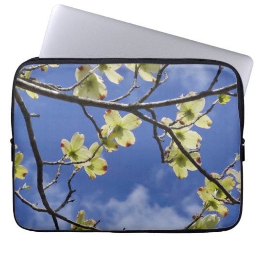 Dogwood Blooms Electronic Bag Laptopschutzhülle (Vorderseite)