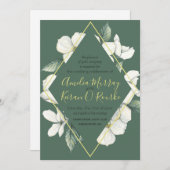 Dogwood Blooms, Hochzeitseinladung Einladung (Vorne/Hinten)