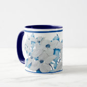 Dogwood-Blume auf einer Combo-Tasse - (2) Tasse (Vorderseite Links)
