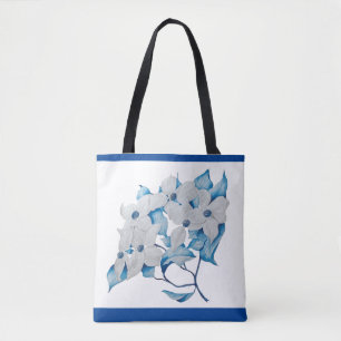 Dogwood-Blume auf einer Tasche