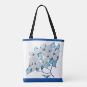 Dogwood-Blume auf einer Tasche (Rückseite)