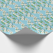 Dogwood-Blume Geschenkpapier (Ecke)