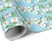 Dogwood-Blume Geschenkpapier (Rolleneckpunkt)
