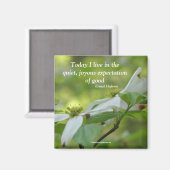 Dogwood Blume Goodness Quote Magnet (Vorderseite/Rückseite)