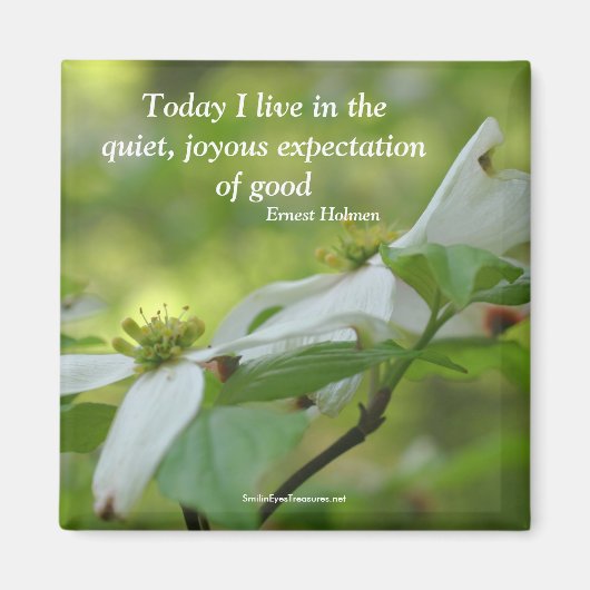 Dogwood Blume Goodness Quote Magnet (Vorne)