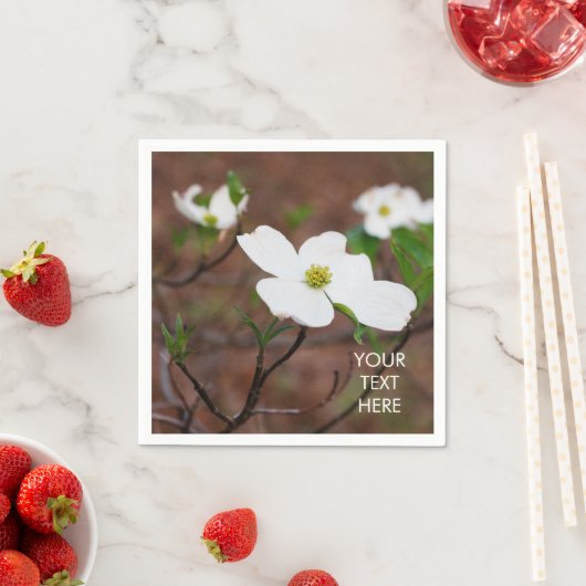 Dogwood-Blume in Bloom Paper Napkin Serviette (Beispiel)