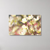 Dogwood-Blume Leinwanddruck (Vorderseite)