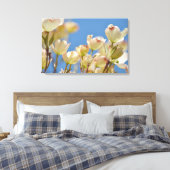 Dogwood-Blume Leinwanddruck (Insitu (Schlafzimmer))