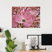 DOGWOOD Blume Naturkunst Prints Posters Poster (Heimbüro)