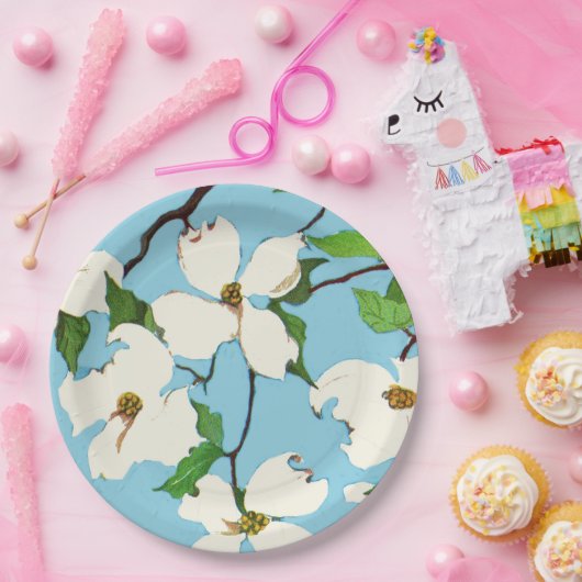 Dogwood-Blume Pappteller (Party)