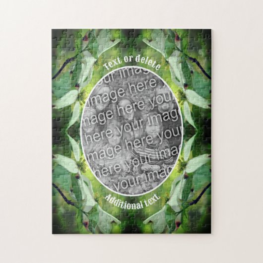 Dogwood-Blume Personalisiert Erstellen Sie Ihr eig Puzzle (Vertikal)