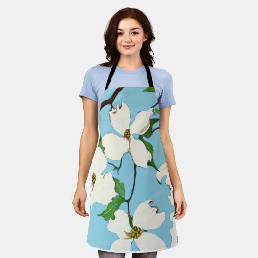 Dogwood-Blume Schürze (Getragen)
