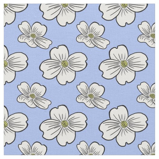 Dogwood-Blume Stoff (Nahaufnahme)