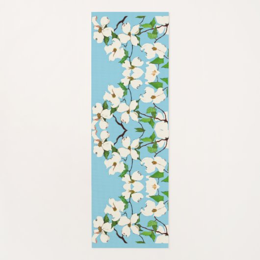 Dogwood-Blume Yogamatte (Vorderseite)