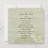 Dogwood-Blüten Hochzeitseinladung Einladung (Rückseite)