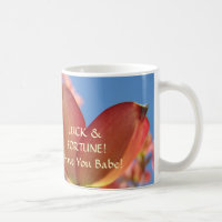 Dogwood Coffee Cup Tasse Geschenke LUCK & FORTUNE!