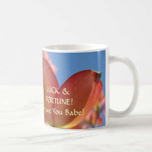 Dogwood Coffee Cup Tasse Geschenke LUCK & FORTUNE!