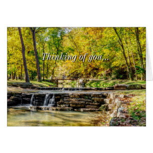 Dogwood Creek Herbst Denken Sie an Ihre Karte