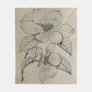 Dogwood Fleece Blanket
