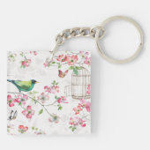 Dogwood-Garten Schlüsselanhänger (Rückseite)