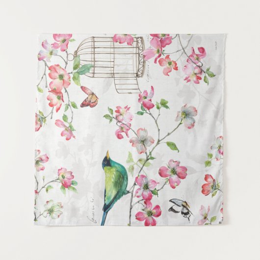 Dogwood-Garten Wandteppich (Vorderseite)