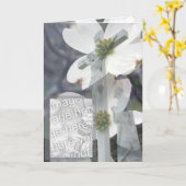 Dogwood Karte (Gelbe Blume)