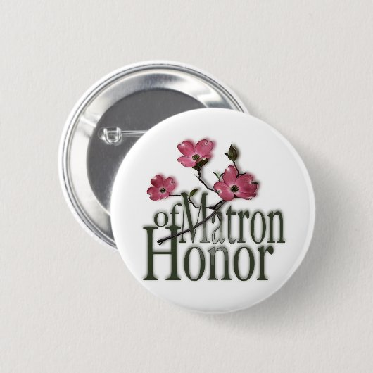 Dogwood/Matron of Honour Button (Vorne & Hinten)
