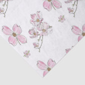 Dogwood-Muster für Gewebepapier Seidenpapier (Detail)