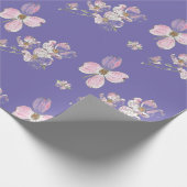 Dogwood-Muster für Schleifpapier Geschenkpapier (Ecke)