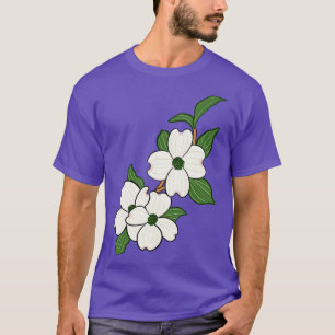 Dogwood North Carolina Staat Blume T-Shirt