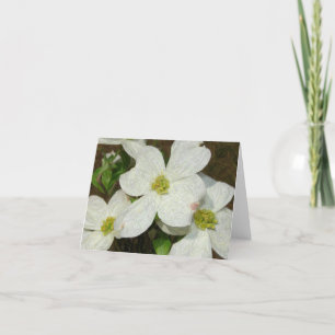 Dogwood Note Card Karte