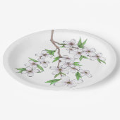 Dogwood Pappteller (Schrägansicht)