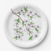 Dogwood Pappteller (Vorderseite)