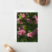 Dogwood Pink Mitteilungskarte (Vorderseite/Rückseite Beispiel)